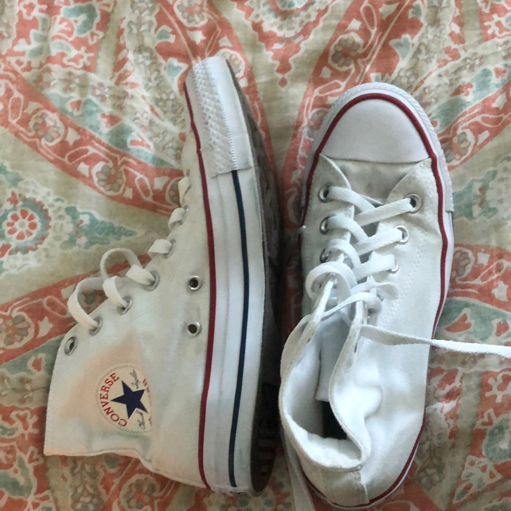 Slightly worn converse